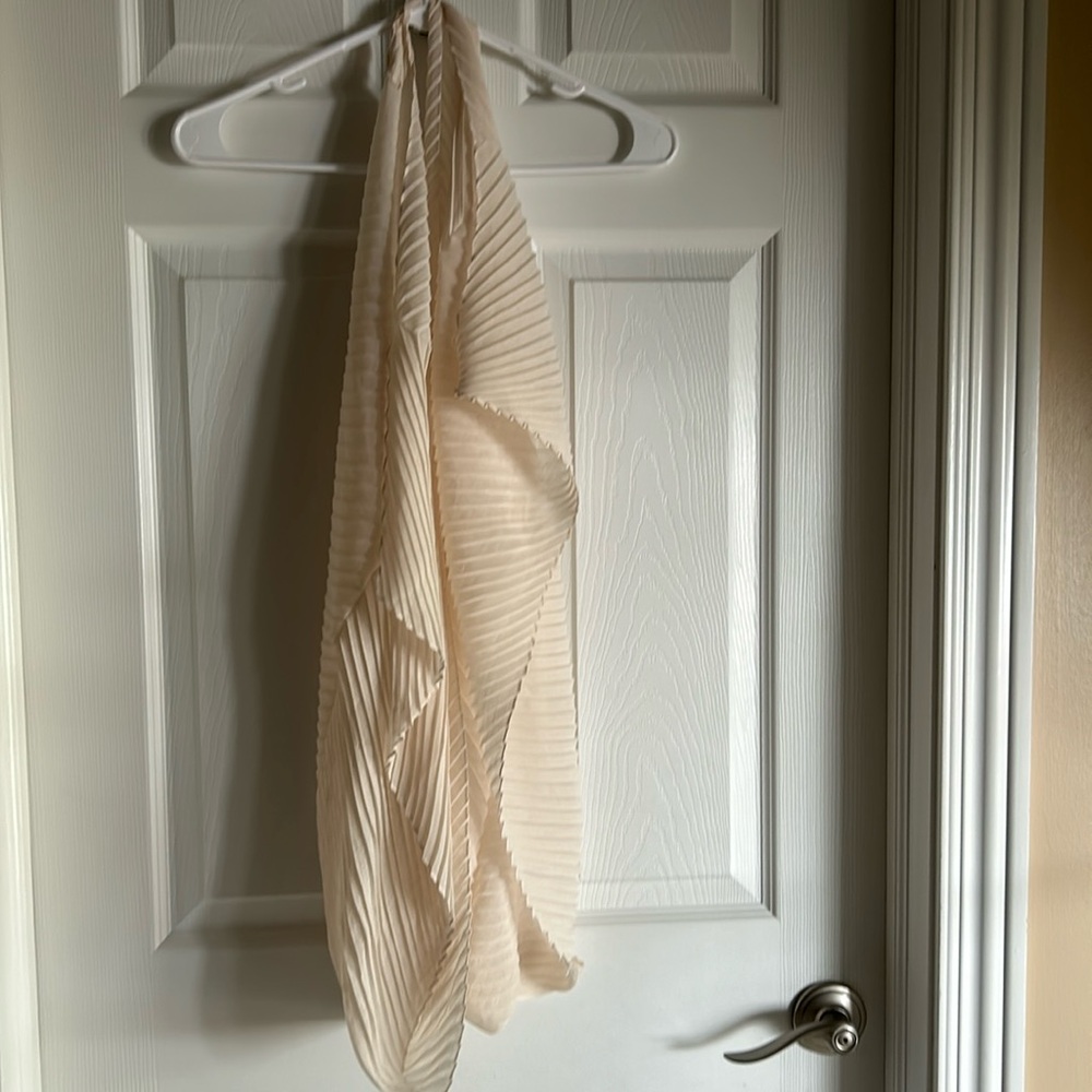 Pleated Infinity Scarf